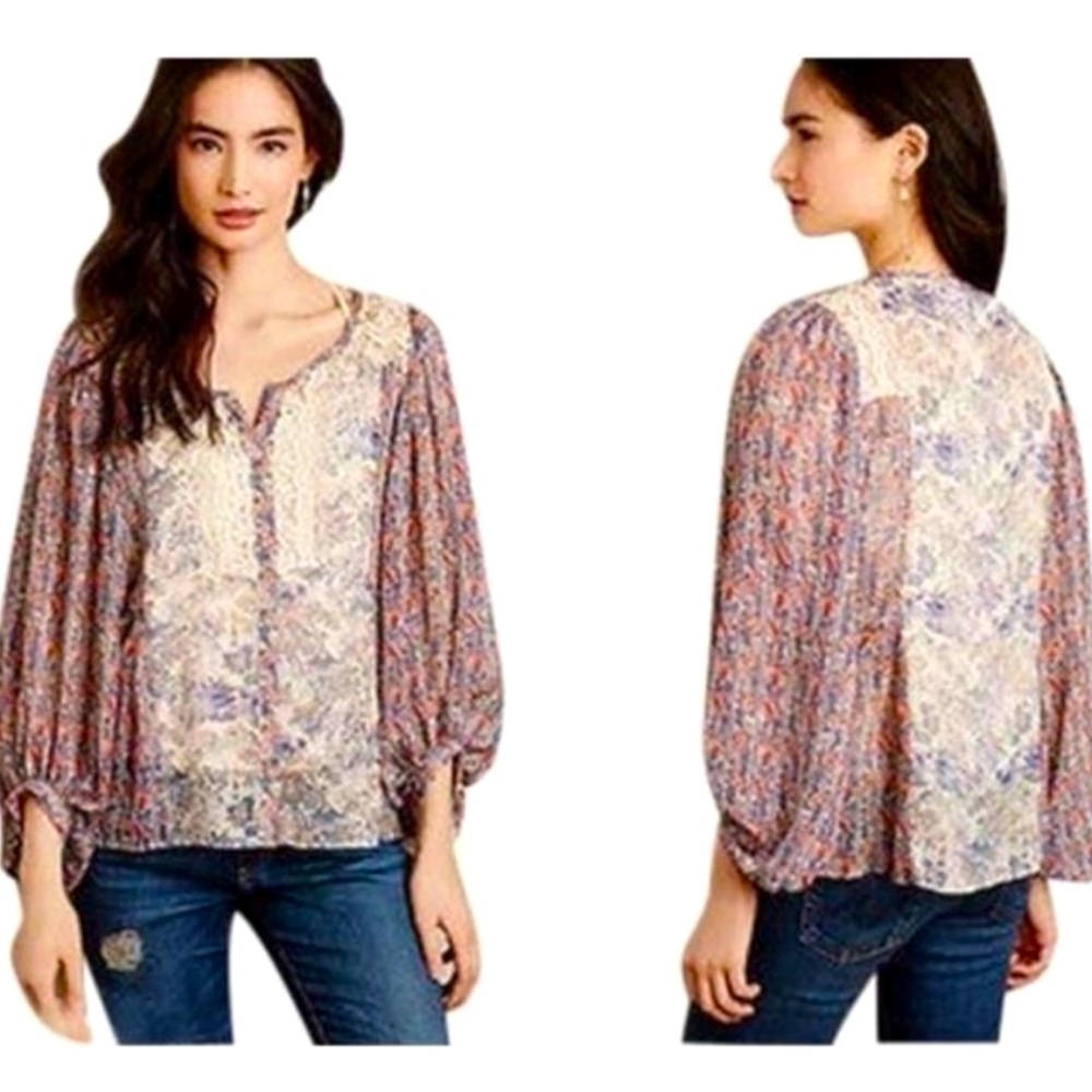 Anthropologie HD in Paris Peasant Blouse
